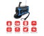 Emergency Weather Radio, 2000Mah Portable Solar Hand Crank Am/Fm/Wb Radio, Carousel 4
