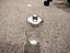 Glass jar, plastic spoon and metal lid Carousel 2