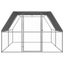 Outdoor Chicken Cage 3X4x2 M Galvanised Steel Small Animal Cages & Hutches Carousel 3