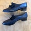 Vintage Marler Blue Leather Slip On Shoes Size 10 Carousel 4