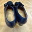 Vintage Marler Blue Leather Slip On Shoes Size 10 Carousel 5
