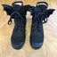 Black Canvas Hi Top Bat/Goth BootsSize 40 Carousel 1