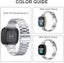 Fitbit Versa 3 Stainless Steel Strap Silver Carousel 2