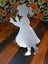 Reflective / Mirrored girl 40cm Carousel 1