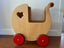 Moover Wooden Dolls Pram / Walker - natural colour Carousel 4