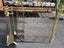 Ornate Gold (Maybe Brass) Wrought Iron Scroll Kindling Holder Carousel 5
