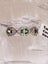 Tsavorite & Sapphire Ring in solid 925 Silver Carousel 4