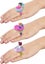 2025 Polly Pocket Keepsake Collection Dolls & Compact Playset Ring Box 3 Pack Carousel 6