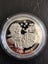 2 x1988 Sterling Silver Australian Medallions 71 grams each Approx 4.5 ounces AG Carousel 2