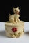 Cute CAT little trinket (kid's milk) tooth fairy / keepsake / mini jewellery box Carousel 1