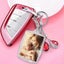 30pcs Blank Photo Insert Keyrings Wallet Blanks Photo Frame Keychains Carousel 4