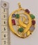 22ct Yellow Gold Multi Gem Set Pendant Earrings Ring Carousel 5