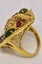 22ct Yellow Gold Multi Gem Set Pendant Earrings Ring Carousel 6