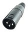 XLR Connector, 3 Contacts, Plug, Cable Mount, Silver Plated Contacts, Zinc Al... Carousel 1