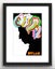 Bob Dylan Poster #3 by Milton Glaser | 1967 | Framed Print 1/3 Carousel 3