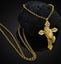 Gorgeous Cross Necklace / 18KGP Gold Carousel 1