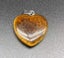 Genuine Natural Tiger Eye Heart Pendant Carousel 1