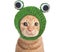 Pet Costume Hats Cat Dog Cute Frog Headband Hat Crochet Knitted Cap Big Eye Carousel 1