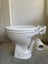 Right skew toilet pan, cistern, soft close seat, great condition - hard to find Carousel 3
