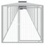 Chicken Cage With Run Anthracite 110x1221x110 Cm Galvanised Steel Tonkbkt Carousel 3