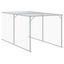 Chicken Cage With Run Light Grey 117x1221x123 Cm Galvanised Steel Tonkbin Carousel 7