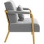 2pcs Velvet Armchair Lounge Chair Carousel 8