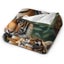 A Great Tiger Mother And Four Little Tigers Themed Throw Blanket - Brand New Carousel 4