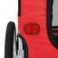 Dog Bike Trailer Red and Black Koill Carousel 5