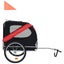 Dog Bike Trailer Red and Black Koill Carousel 7