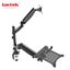 Loctek 10"-30" Single Monitor Ergonomic Gas Spring Arm - With 10.1"-17.3" Laptop Carousel 4