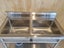 Stainless Steel Bench 1200 x 600 x 900 with Double Sink 304 Food Grade Carousel 3