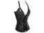 Retro Bustiers Corsets 14 Steel Bone Steampunk Burlesque Black Brown Leather Carousel 7