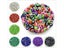 50pcs/Lot 8mm Oval Shape Spacer Beads Evil Eye Beads Stripe Resin Spacer Beads Carousel 3