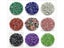 50pcs/Lot 8mm Oval Shape Spacer Beads Evil Eye Beads Stripe Resin Spacer Beads Carousel 4