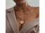 17KM Fashion Multi-layered Snake Chain Necklace For Women Vintage Gold Color Carousel 7