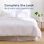 Dreamaker Superfine Washed Microfibre Pleated Valance White Super King Bed Carousel 4