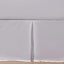 Dreamaker Superfine Washed Microfibre Pleated Valance White Super King Bed Carousel 11