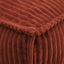 Cadence & Co Wilde Ribbed Luxe Fleece Double Sofa Bean Bag Lounge Cover Rust Red Carousel 13