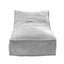 Cadence & Co. Wilde Ribbed Luxe Fleece Bean Bag Lounge Cover Silver Grey Carousel 7
