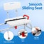 Sliding Shower Chair Seat Transfer Bench Carousel 6