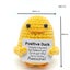 Funny Crochet Positive Energy Doll with Card Emotional Support Gift Carousel 1