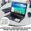 Chromebook OS Laptop Reference Keyboard Shortcut Sticker - White, No-Residue Carousel 2