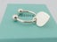 TIFFANY & CO Sterling Silver Return to Tiffany Heart Tag Keyring Carousel 2