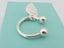 TIFFANY & CO Sterling Silver Return to Tiffany Heart Tag Keyring Carousel 3