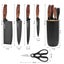 6-Piece Super Sharp Knife Set with Universal Knife Block Carousel 3