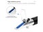 Alcohol Refractometer 0-80 ATC Spirits Tester Meter For Liquor Wine Content Carousel 5
