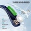 Elosung Green Rechargeable 5000Mah Portable Neck Fan With 3 Speed Settings Carousel 3