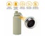 1L Stainless Steel Sports Water Bottle, Large-Capacity Thermos Bottle, Port Carousel 2