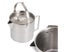 1.2L Camping Kettle Stainless Steel Cookware Outdoor Hanging Tea Pot Carousel 4