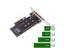 Add On Cards PCIE To M2 Adapter PCI Express 3.0 X4 To NVME SSD M2 PCIE Raiser Carousel 4